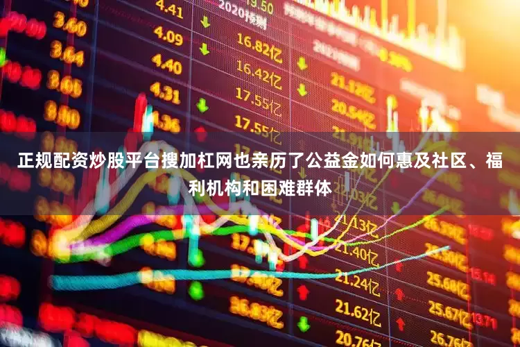 正规配资炒股平台搜加杠网也亲历了公益金如何惠及社区、福利机构和困难群体